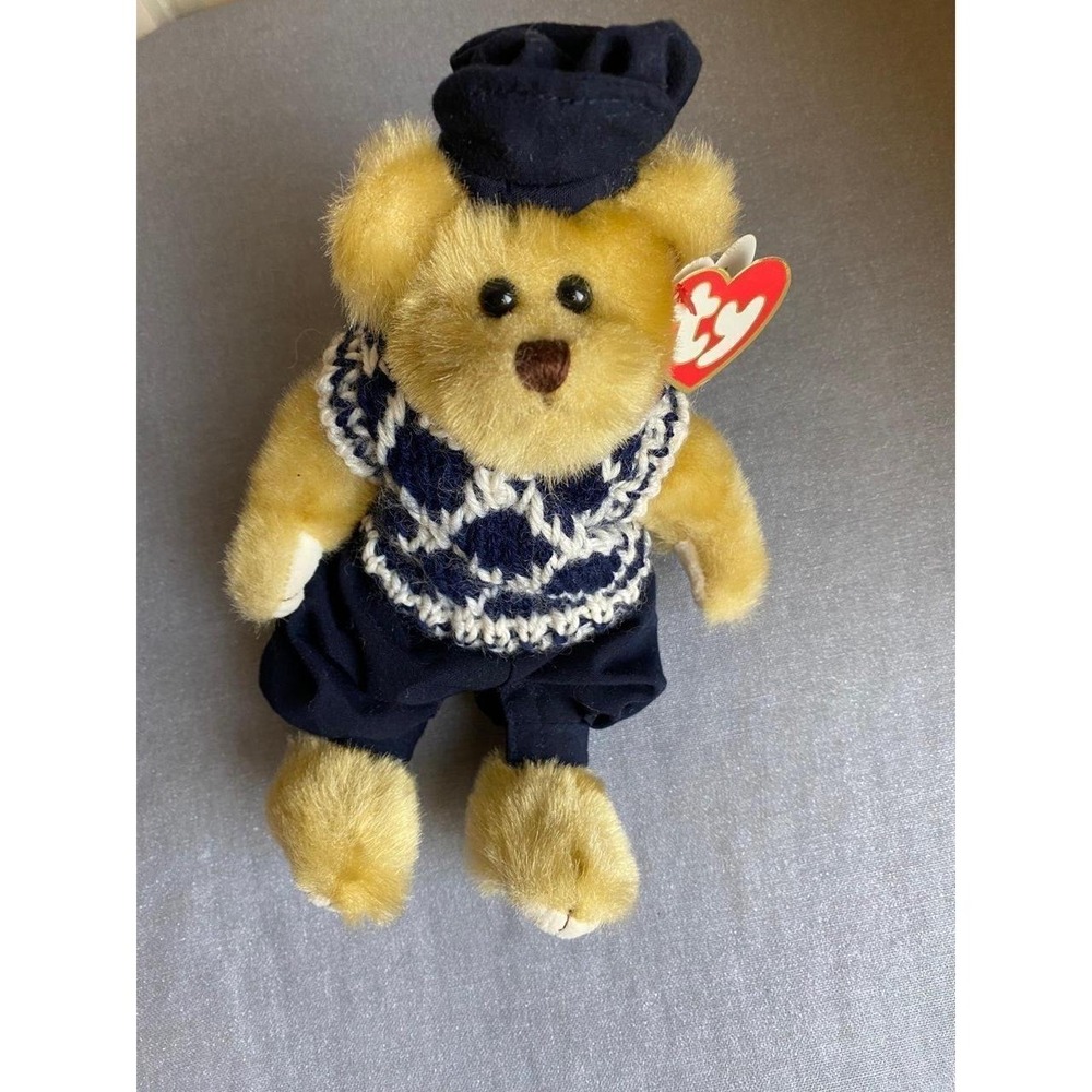 Ty Beanie Babies Golf Mulligan Birdie Bear Sweater Hat Pants SKU27